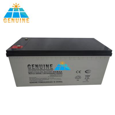 China Machine- Europe Standard Deep Cycle 12v200ah Lead Acid Battery Inverter GEL AGM UPS Rechargeable Battery Front Solar Battery for sale