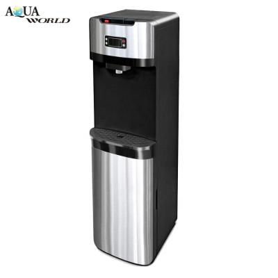 China Hotel Modern Design Compressor Tri Temp Touchless Water Cooling Dispenser for sale