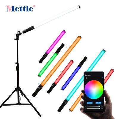 China Adjustable Color Tempurate Camera APP Control RGB Photographic Colorful Photography LED Light Stick for sale