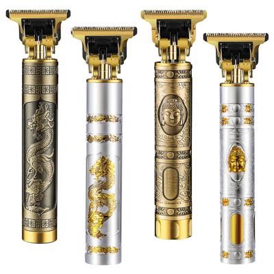 China Wholesale Cheap Online Purchase Maquina de peluqueria Hair Clippers Vintage T9 Security Buddha Cordless Dragon Trimmer Men Hair Trimmers for sale