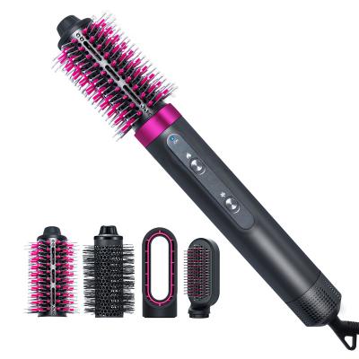 China Ionic Flat Electric Fast Hair Straightener Brush Comb One Step Hot Iron Brush Hair Airbrush for sale