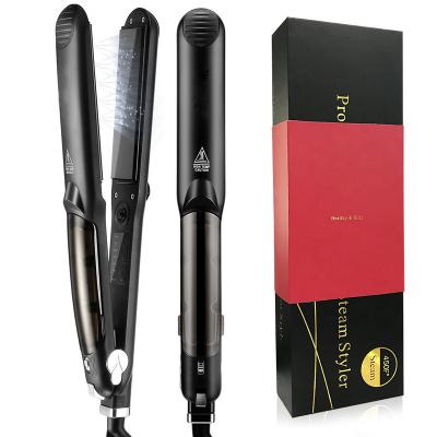 China RV Hair Steam Straightener Professional Steam Pod Flat Iron Hair Straightener for sale