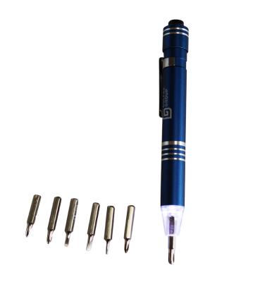 China Pen Custom Promotional Promotional 7 in 1Multi-function Pen Screwdriver Tool for sale