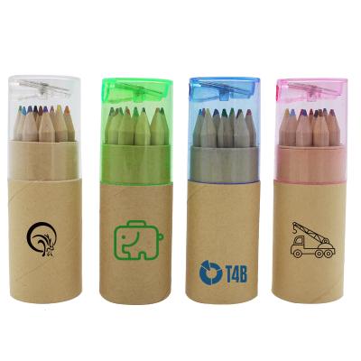 China Custom 12 Color Agriculture Student Children Painting Promotional Pencil Set For Drawing Sketching for sale