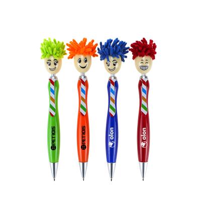 China Cute Pen Promotional Gifts Custom Logo Doll Puppet Ball Pens for sale