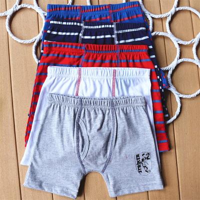 China Antibacterial High Quality Cute Cartoon Printed Cotton Underwear Boy Boxer Shorts for sale