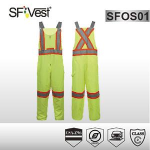 China De de volwassen Overall of Overtrekken van de Workmensmens met polyester en katoenen weerspiegelende band CSA Z96-09 Te koop