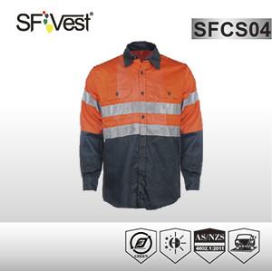 China Hoge vis die Overall of Overtrekken, weerspiegelende veiligheids workwear AS/NZS 1906.4:2010 kleden Te koop