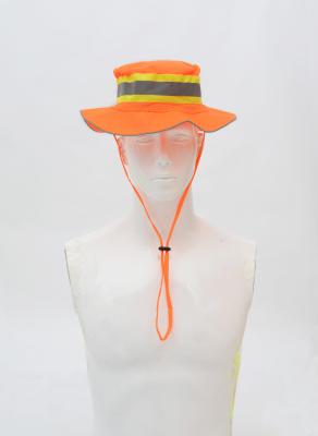 China High visibility reflective hat for man with knitted fabric 100% polyester for sale