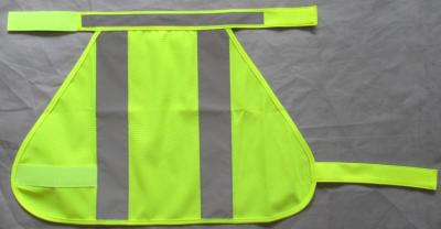 China Polyester birdeye fabric breatherable Pet Safety Vest with Reflective tape for sale