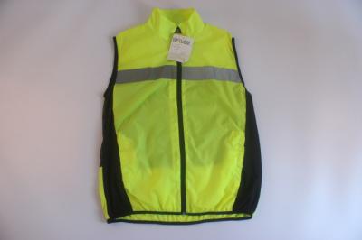 China Polyester taftta mesh fabric Reflective Cycling Clothing hi vis cycling vest bike clothing for runners for sale