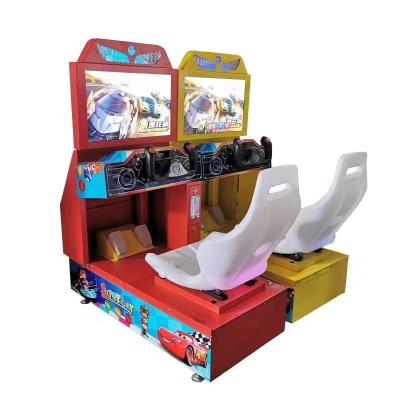 China 22 Inch Kids Car Racing Simulator Playground HD Electronic Offroad Circuit Entertainment Racing Game Machine for sale