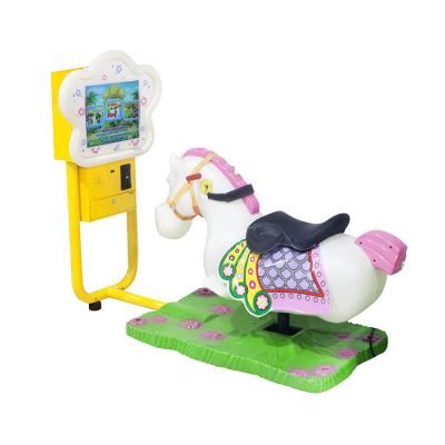 China Plastic Coin Operated Swinging Games Machine Game Machine Electronic Rocking Arcade Game For Kids à venda