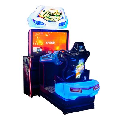 China Entertainment Racing Coin Operated Rides On Car Arcade Car Racing Game Machines Driving 2d Simulator Games Amusement Park Rides Game Machine for sale