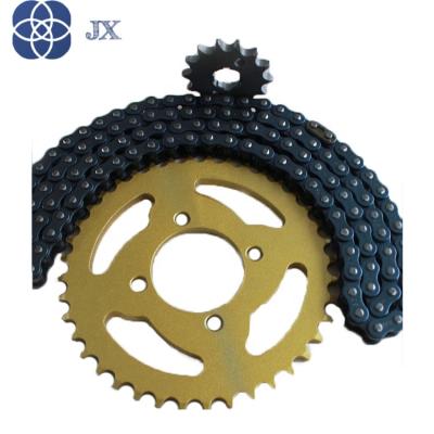 China Motorcycle Parts Top Quality High Performance CBX 200 Motorcycle Chain Sprocket Kit From Brazilian Market for sale