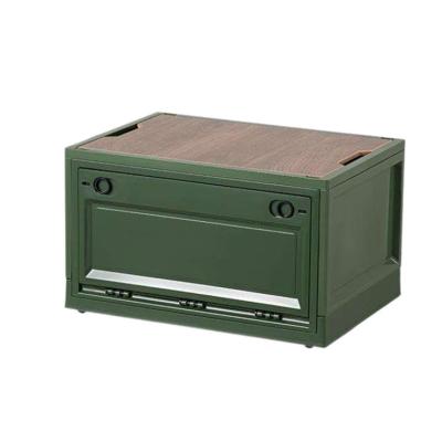 China Sustainable High Quality Folding Outdoor Camping Cabinet Container Storage Deck Box for sale