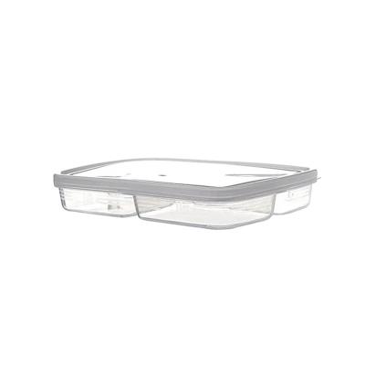 China Professional Manufacturer Microwavable Prep Kitchen Organizer Airtight Plastic Food Containers with Lids for sale