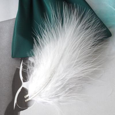 China Wholesale High Quality 4-7CM Turkey Decoration Multicolor Feather For Decoration for sale