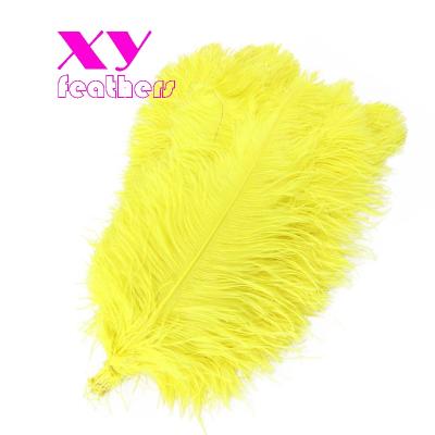 China Party Hot Sales 55-60cm Cheap Artificial Ostrich Feathers Blue For DIY Craft Project for sale