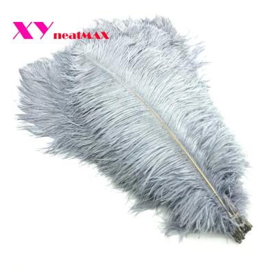 China Wholesale Purple Wedding Decorations Party Ostrich Feather 50pcs/lot 50-55cm Feather Performance for sale