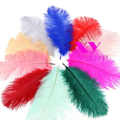 China 35-40cm Party Dyed White Colors Ostrich Feather For Carnival Costumes for sale