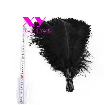 China 30-35cm Long Ostrich Feather Wall Bachelor Party Supplies Happy Birthday Wedding Decoration Backdrop for sale