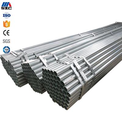 China Structure Pipe Galvanized Steel Pipe Price Per Meter 5 Inch Greenhouse Frame Railing for sale