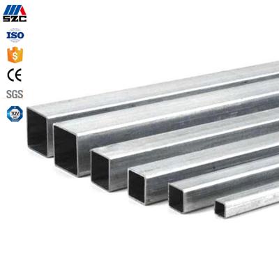 China Structure Pipe GB Standard Hot Dipped Galvanized Steel Pipe Galvanized Square /rectangular Steel Pipe / Tube for sale