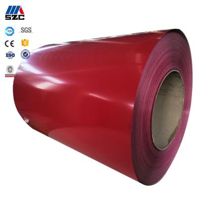 China Making Pipes China Professional Factory PPGL Prepainted Galvalume Rubinrot RAL3003 Steel Coil Colored Steel Coil Sheeting Iron Sheets for sale