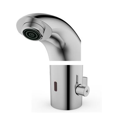 China Faucets Hands Free Water Saving Motion Sensor Faucet Metered Automatic Water Temperature Adjustable for sale