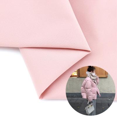 China Breathable 184gsm T800 Memory Plain Down Coat Polyester Fabric Woven 100% Polyester for sale