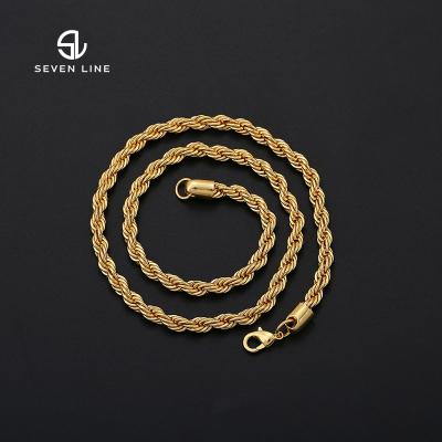 China Fashionable Wholesale Stainless Steel Jewelry Necklaces Multi-size Trendy Jewelry Necklaces for sale