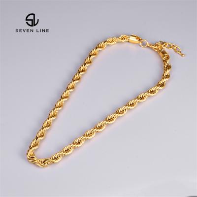 China Hiphop Factory Spot Wholesale Cuban Link Wind Rough Stacking Cuban Chain Necklace for sale