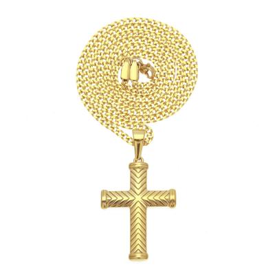 China High-end Men's Hiphop Hip-hop Jewelry Pattern Cross Pendants European and American Jewelry Wholesale for sale