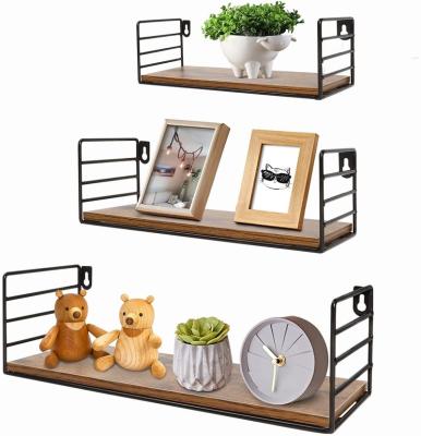 China Minimalist Rustic Hanging Wall Mount Storage Shelf For Shower Bathroom for sale