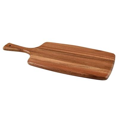 China Sustainable Acacia Wood Cutting Board - Wooden Kitchen Choppers For Meat Cheese Bread Vegetables Fruits Knife Friendly Cooking for sale