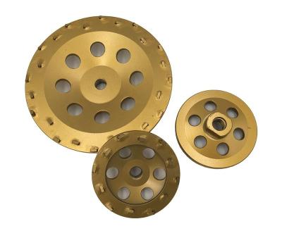 China Eco - Friendly PCD Diamond Cup Wheel Grinding Plate PCD Grinding Wheel For Concrete Floor for sale