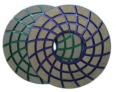 China Shine Best 5 Inch 7 Inch Bond Diamond Abrasive Concrete Floor Polishing Ceramic Pad for sale