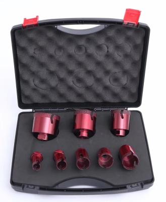 China Marble Granite Welded Vacuum Diamond Core Drill Set for Granite Marble for sale