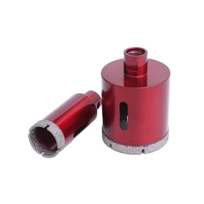 China Stone Marble M14 M16 8/5-11Dimoand Vacuum Welded Core Drill Bit Tool For Stone for sale