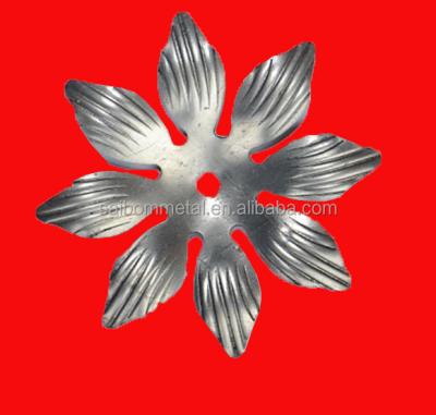 China Easily assembled sheet metal stamping flower and leaves for sale