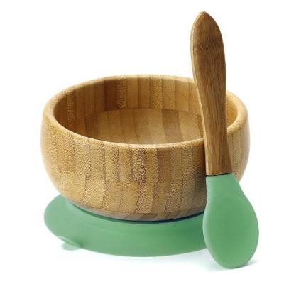 China Minimalist Kid Restaurant Dishes Kids Tableware Sets Bamboo Fiber Dish Silicone Baby Suction Bowl for sale