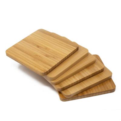 China Custom Sustainable Tableware Reusable Kitchenware Bamboo And Cork Wood Coaster For Beverage for sale