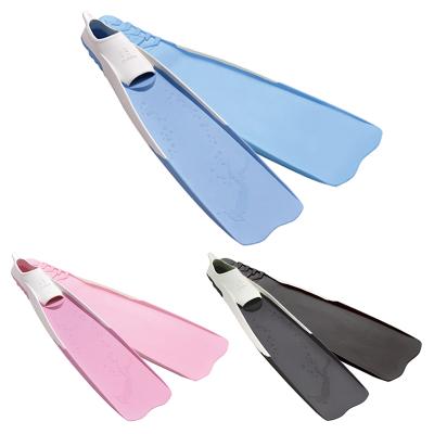 China Scuba Diving / Freediving F-795 - Quality Assurance Full Foot Freedive Fins Long Blade Scuba Rubber Fins for sale