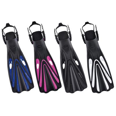 China Scuba Diving / F-771 Snorkeling - Manufacturers Supply Adult Freedive Fins Black Plastic Long Fins for sale