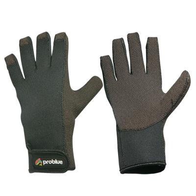 China Unisex size GL-6030A - 2.5 mm neoprene with nylon gloves for scuba diving for sale