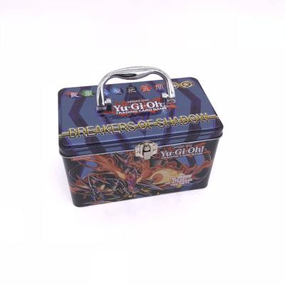 China Custom Cool Recycled Materials Tin Box Metal Stylish Tin Box for sale