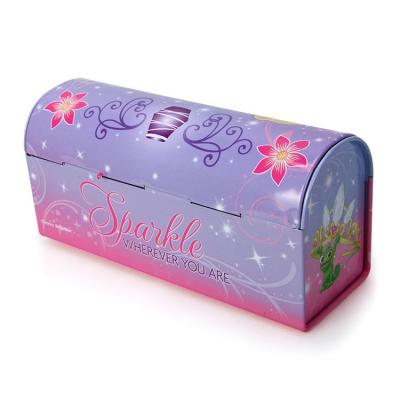 China High Quality Reused Princess Lock Tin Metal Box Materials Stationery Packaging Cartoon for sale