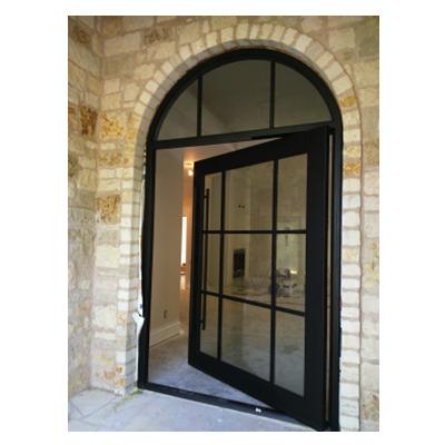 China Heat Insulation Custom Or Standard Iron Doors Wrought Iron Exterior Door Front Door Iron Wrought Prices for sale