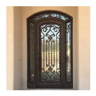 China Heat Insulation Support Customization Main Door Single Iron Door Price Iron Exterior Door for sale